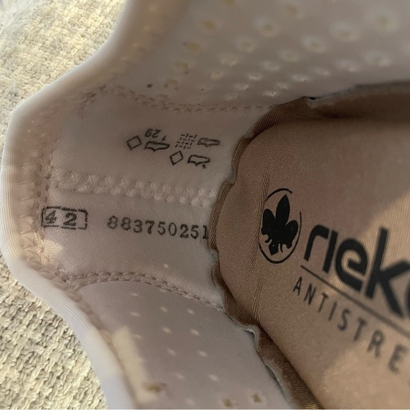 Rieker Women's L32B5 Nikita Shoe Color: Ginger/Offwhite/Apricot Size 42 - Picture 2 of 10